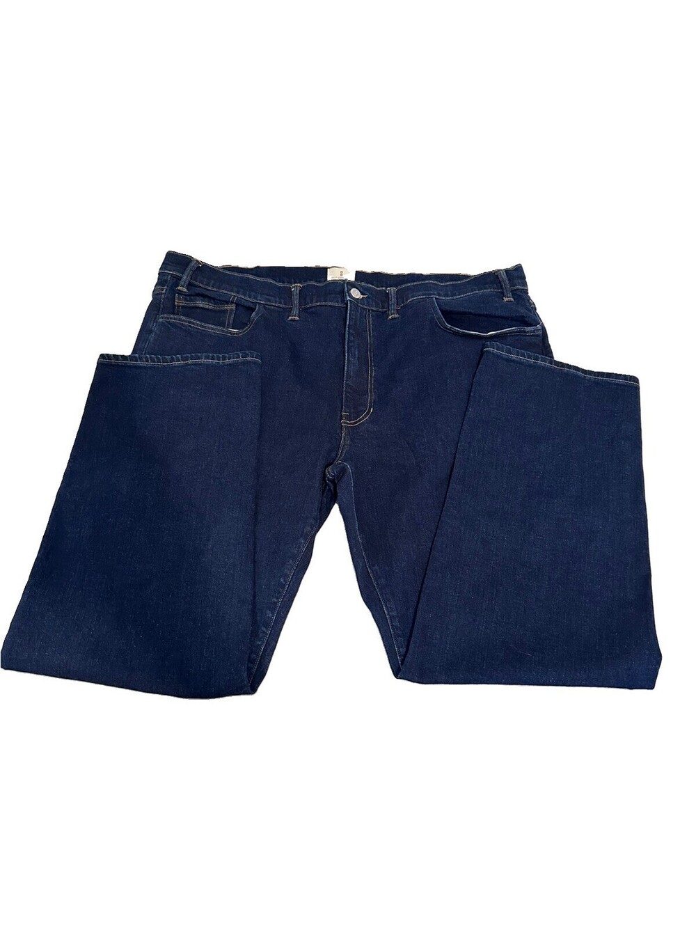 Mutual Weave The Relaxed Mens Size 46x32 Denim Blue Jeans Stretch